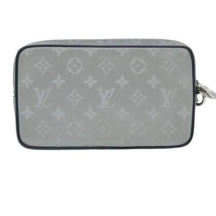 Pre-owned Louis Vuitton Leather Clutch Bag In Purple