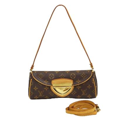 Beverly leather crossbody bag Louis Vuitton Brown in Leather