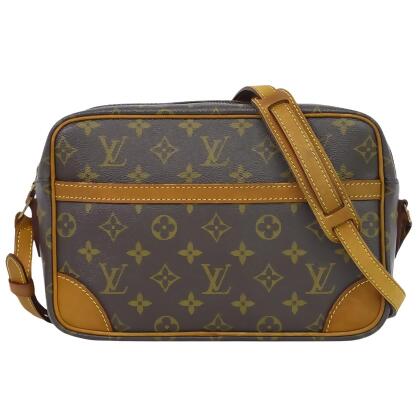 Louis+Vuitton+Messenger+Shoulder+Bag+Brown+Canvas for sale online