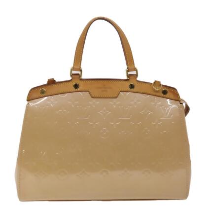 Louis Vuitton Brown Patent Leather Handbag