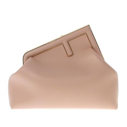 Fendi First Pink Leather Clutch Bag (Pre-Owned)