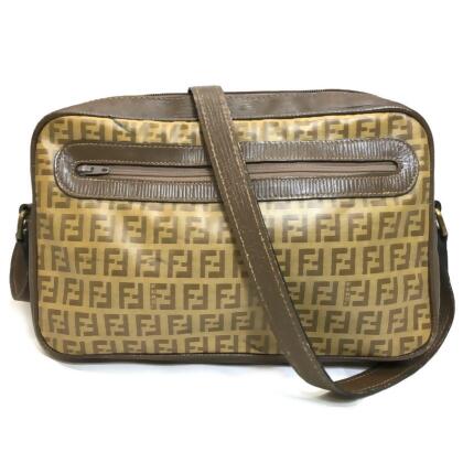 Fendi Pre-owned Women's Fabric Handbag - Brown - One Size