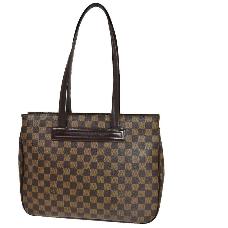 Louis Vuitton e Brown Canvas Shoulder Bag (Pre-Owned)