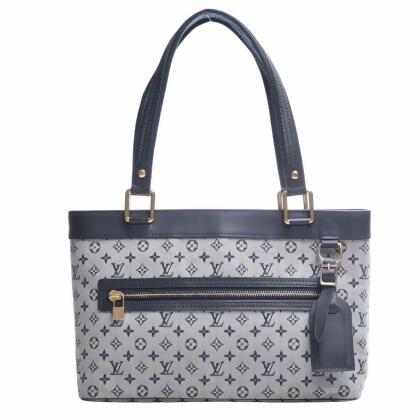 Pre-owned Louis Vuitton Leather Handbag In Navy