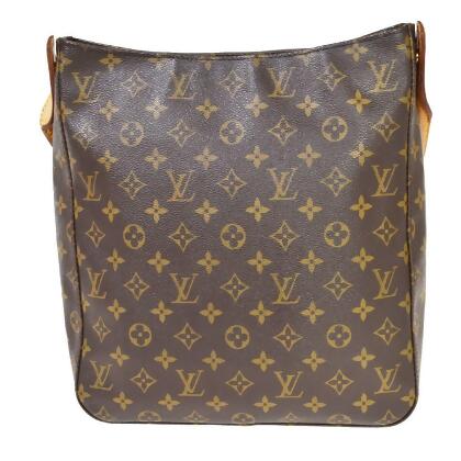 Louis Vuitton Looping GM Brown Canvas Shoulder Bag (Pre-Owned)
