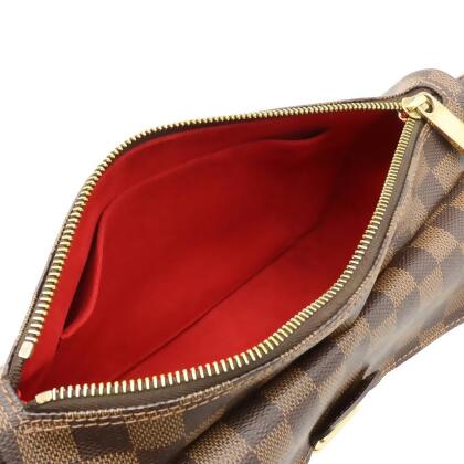Louis Vuitton - Authenticated Ravello Handbag - Cloth Brown For Woman, Very Good condition