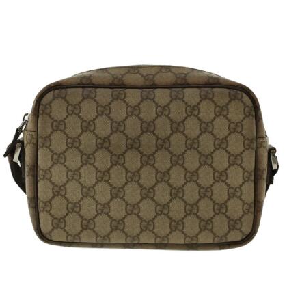 Pre-Owned Gucci Supreme GG Brown Crossbody Bag 