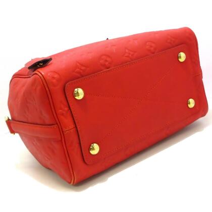 Louis Vuitton // Navy & Red Leather Speedy Bandoulière 25 Shoulder Bag –  VSP Consignment