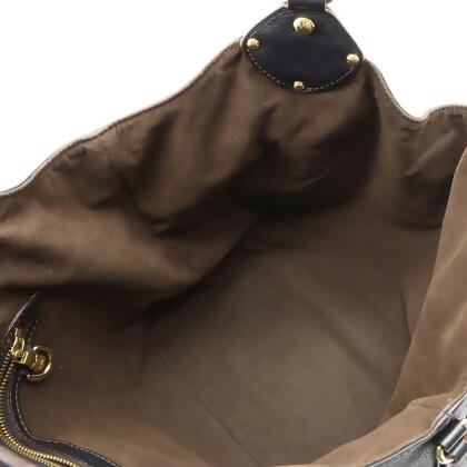 Preloved Louis Vuitton L Hobo Black Mahina Leather Bag AR0048 061323 $ –  KimmieBBags LLC