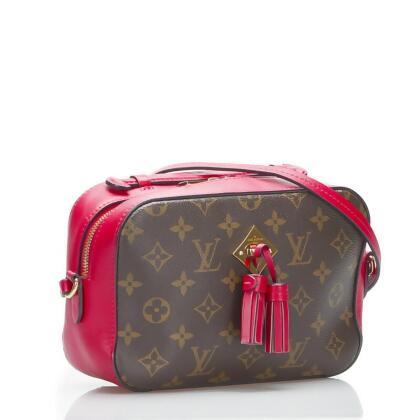 Pre-owned Louis Vuitton Monogram Canvas Saintonge Crossbody Bag In Brown