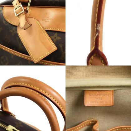 Louis Vuitton Deauville Brown Canvas Handbag (Pre-Owned)