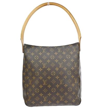 Louis Vuitton Looping GM Brown Canvas Handbag (Pre-Owned)