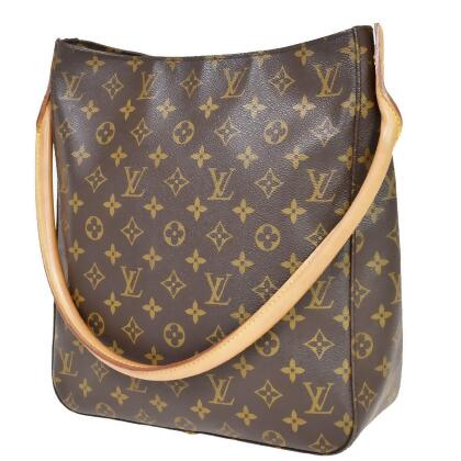 Louis Vuitton Looping GM Brown Canvas Shoulder Bag (Pre-Owned)
