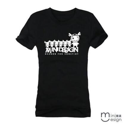 【Minidesign】（女款）MINI小龍牽牽手潮流短T 三色 - 白色 / L 
