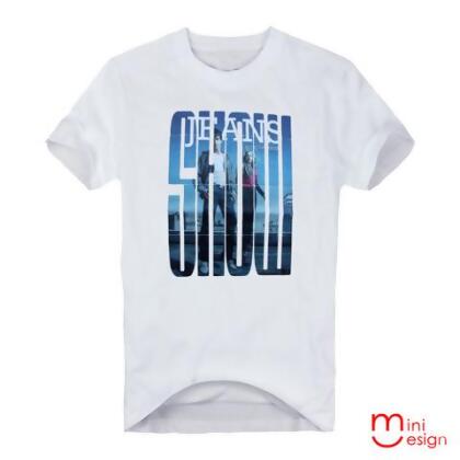 【Minidesign】（男款）SHOW城市剪影潮流短T 三色 - 黑色 / XXL 