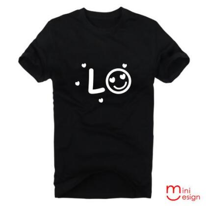 【Minidesign】（男款）情侶‘’LO‘’VE 五色 - 藍色 / XXL 