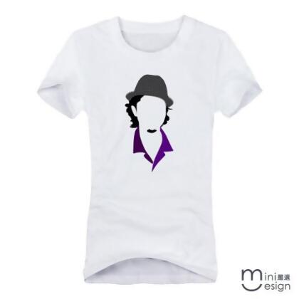 【Minidesign】（女款）英倫型男幾何色塊潮流短T 三色 - 白色 / L 