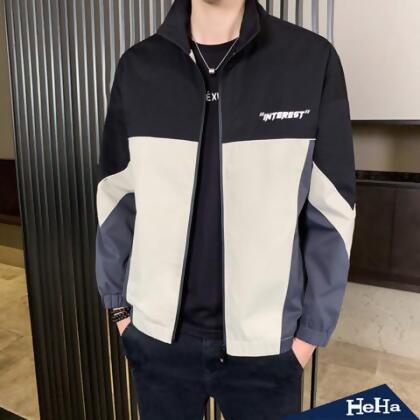 【HeHa】大立領工裝夾克外套 兩色 - 灰色 / 4XL 