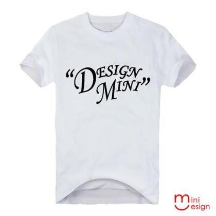 【Minidesign】（男款）minidesign字母潮流短T 五色 - 藍色 / XXL 