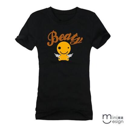 【Minidesign】（女款）天使mini潮流短T 三色 - 灰色 / XL 