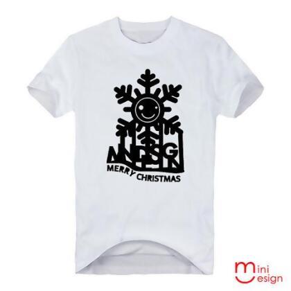 【Minidesign】（男款）Mini雪花潮流短T 五色 - 灰色 / XXL 