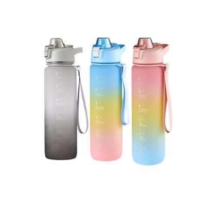 Colorful Gradient PP Water Bottle 1L 