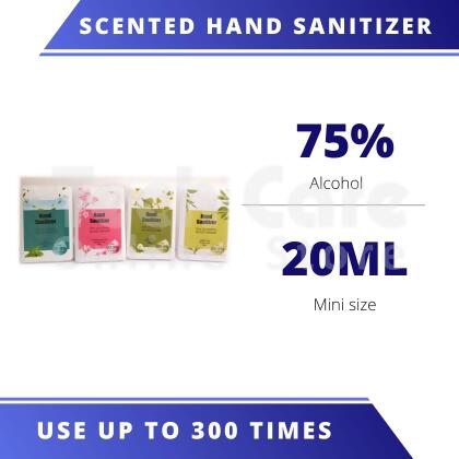 Scented Pocket Size Hand Sanitizer Set 75% Alcohol (20ml) 