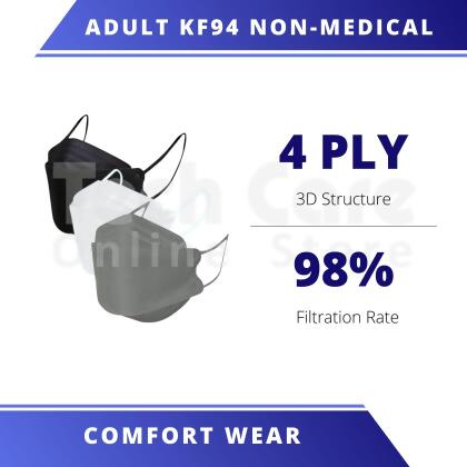 Adult KF94 4ply Non Medical Protective Disposable Mask [25pcs/pack] 