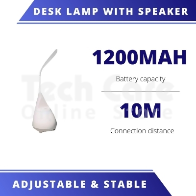 LED Desk Lamp with Speaker 