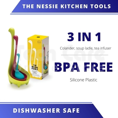 The Nessie Family 3 in 1 BPA Free Kitchen Tool Set 