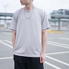 百搭好穿男生涼感T冰絲機能涼感超彈力短袖上衣舒適運動冰涼涼感衣素T(顏色尺寸請備註）8件組 