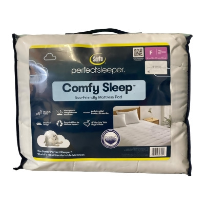 Serta Perfect Sleeper Comfy Sleep Eco-Friendly Mattress Pad, Full 