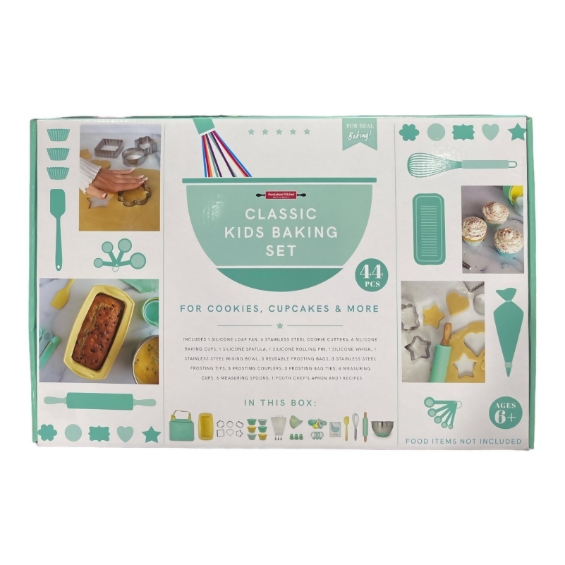 Kids Intro to Baking Kit with Cupcake Liners, Whisk, Spatula