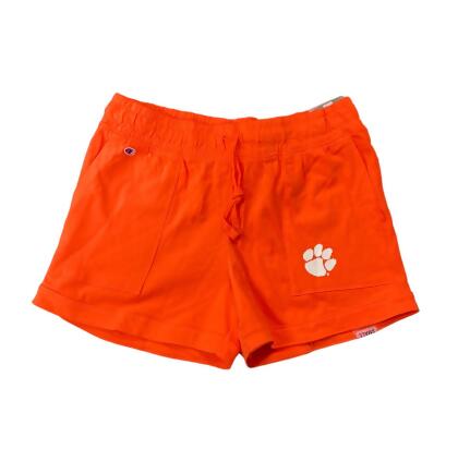 Champion Women's Clemson Tigers Drawstring Waist Shorts 