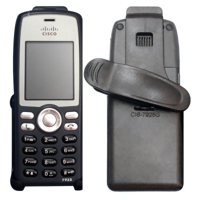 Ewirelessgear Belt Clip Holster Case for Cisco 7925G 7925G-EX IP Phone, Black 
