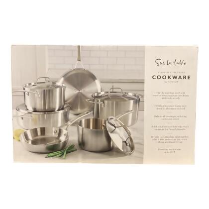 Signature Stainless Steel 10-Piece Cookware Set