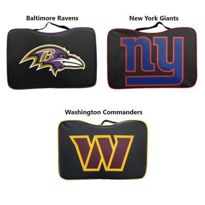 Logo Brands Officially Licensed NFL Premium Vinyl Bleacher Cushion w/ Handle 