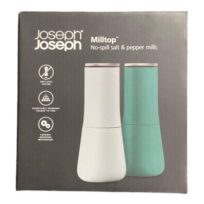 Joseph Joseph Milltop Salt & Pepper Set - Sage