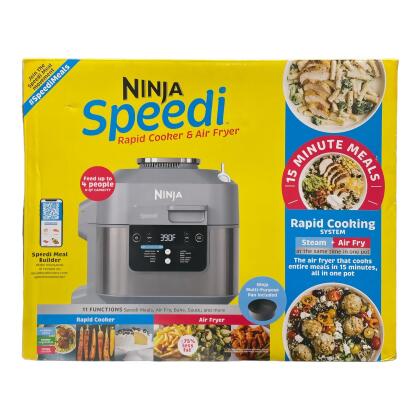 Ninja Speedi Rapid Cooker & Air Fryer SF302A, 6-Quart, 11-in-1 Functionality