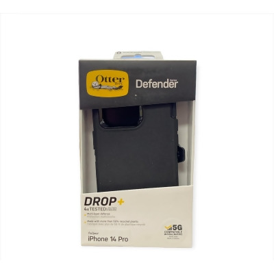 Otterbox Defender Series Case and Holster for iPhone 14 Pro, Black 