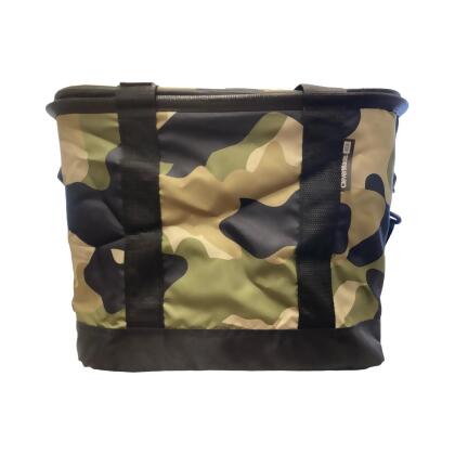 CleverMade Tahoe Eco Collapsible Foldaway Cooler with Carry Strap, 30 Can 