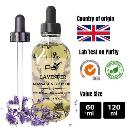 PAI Calm and Relax Lavender Body Massage Oil 薰衣草按摩油(适合脸部和身体) 