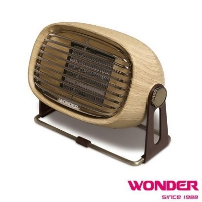 【WONDER】復古風陶瓷電暖器 WH-W25F-美 