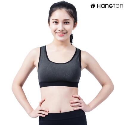 美安限定HANG TEN 極度包覆運動內衣_黑(HT-B24002) 