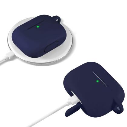 SaharaCase - Liquid Silicone Case - for Apple AirPods 3 - Dark Blue/