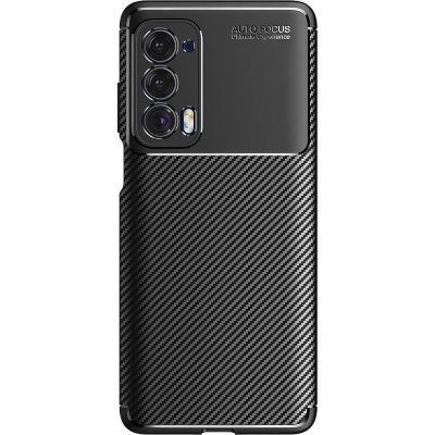 Carbon Series Case for Motorola Edge (2021) - Black/ 