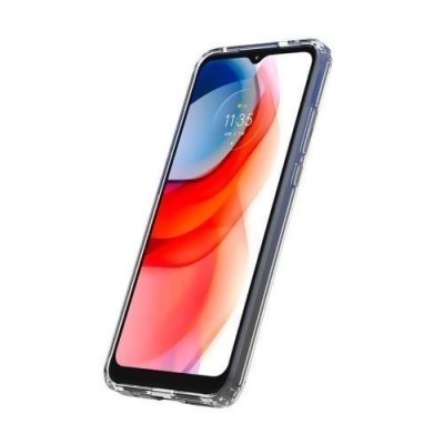 SaharaCase - HardShell Series Case - for Motorola Moto G Play (9th Gen) 2021 - Clear/ 