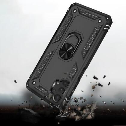 SaharaCase - Military Kickstand Case - for Samsung Galaxy A32 5G (2021) - Black/ 