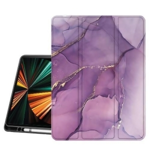 SaharaCase - Marble Series Folio Case for Apple iPad Pro 12.9" (4th,5th, and 6th Gen 2020-2022) - Purple