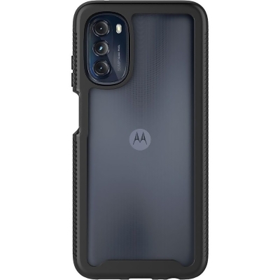 GRIP Series Case for Motorola Moto G 5G (2022) - Black/Clear 
